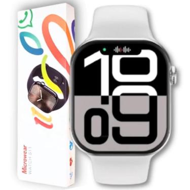 Imagem de Relógio Smartwatch Microwear S11 Série 11 Tela AMOLED 2.02" HD 2GB GPS Monitor Saúde Esportivo-Masculino