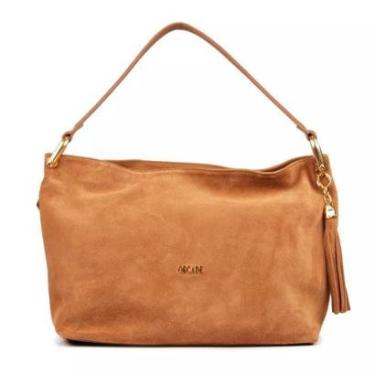 Imagem de Bolsa Feminina Orcade Shopping Grande Couro Marrom - OC0823-Feminino