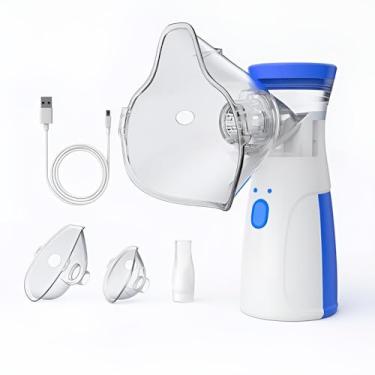 Imagem de Nebulizador Inalador Ultrassônico Portátil Recarregável USB Sem Fio – Alívio Respiratório Diário, Silencioso e Compacto, Ideal para Crianças, Adultos e Idosos - Linha Premium