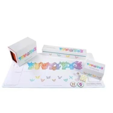 Imagem de Genérico Conjunto Premium de Acessórios para Card game, Kit Completo com Playmat, Deck Box, Dados, Marcadores de Dano, Caixa para Dados e Marcadores, Coleção Eevee