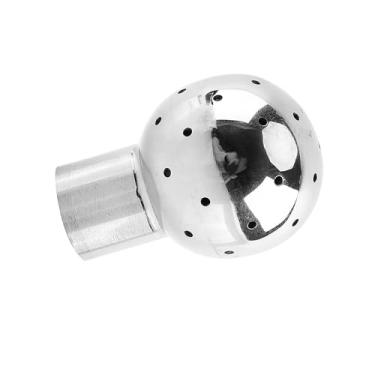 Imagem de ZJchao Bolas de Limpeza de Aço Inoxidável, Peças de narguilé de Bola de Spray de Aço Inoxidável Bocal de Spray Giratório Com um Diâmetro Máximo de Limpeza de 1 a 6 Metros para Produtos (Consertar)