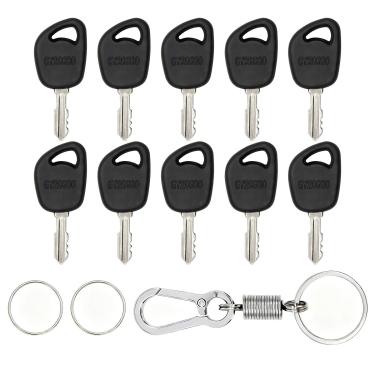 Imagem de Homhelar Substituição de chaves de ignição para cortadores de grama GY20680 para tratores de grama John Deere D100 D105 D110 D120 D130 D140 D150 D155 D160 D170 (pacote com 10)