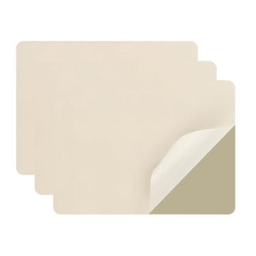 Imagem de 3 peças de reparo de couro autoadesivo de 20 x 28 cm, correção instantânea para móveis, assentos de carro, sofás, cadeiras de escritório, bolsas, vinil resistente a rasgos e kit de reparo de couro