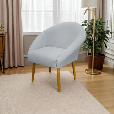 Imagem de Poltrona Decorativa Para Sala Recepção Manicure Consultório Stella Bou