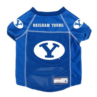 Imagem de Littlearth BYU Cougars NCAA Camiseta básica para animais de estimação