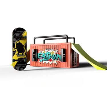 Imagem de MIRTHFEED 32mm Pro Fingerboard Complete Set | Bearing Wheels | 5 Ply Maple Deck | Anti Skid Grip Tape | Complimentary Tool | Concave Shape