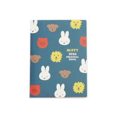 Imagem de Square Agenda semanal Miffy 2026 B6, azul, 12BD-6B (começa em dezembro de 2025)