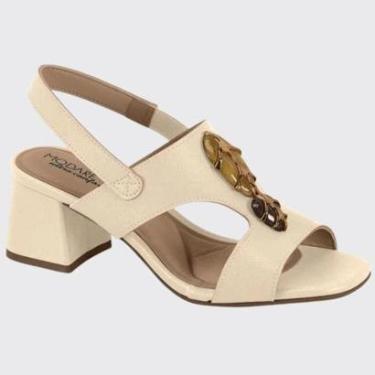 Imagem de Sandália Feminina Peep Toe Confort Salto Bloco Médio Modare 7172.127.21736-Feminino