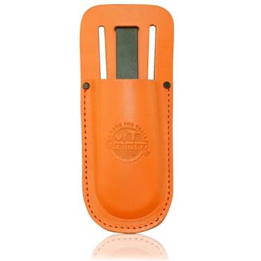 Imagem de Graintex Coldre de tesoura de poda e alicate para cinto de ferramentas, bolsa de couro para alicates, tesouras de jardim, tesouras de poda para fácil acesso com clipe, faca de couro e bainha de