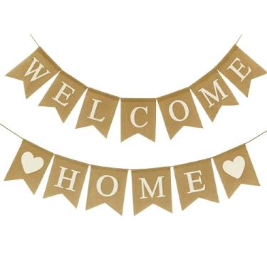 Imagem de Shimmer Anna Shine Faixa de serapilheira Welcome Home para decorações de festa de boas-vindas