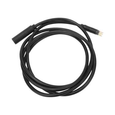 Imagem de 9 pinos bicicleta elétrica cabo de extensão do motor, fêmea para fio m