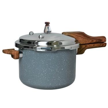 Imagem de Panela de Pressão Indução Antiaderente Revestimento Cerâmico 4,2L Verona Granito -  Vista Home