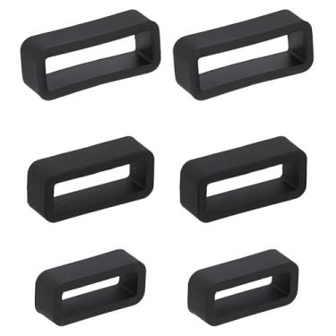 Imagem de CREATCABIN 30 peças de silicone para relógio de silicone, suporte de pulseira de borracha, anéis de fixação para relógios esportivos inteligentes, peças de 17/19,5/21,5 mm