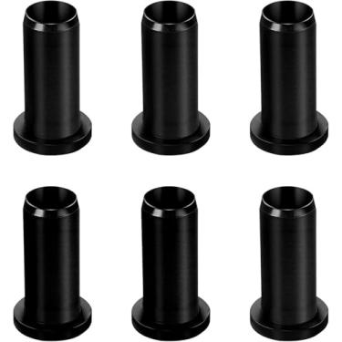 Imagem de Pacote com 6 inserções de soquete de bloqueio de remo, bucha de 1,27 cm para protetor de remo, soquete de ferragem de barco, suporte de ferramenta de barco, ajuste confortável