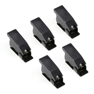 Imagem de Estink Capa de Segurança do Interruptor de Alternância de 5 Pces, Protetor do Tampão da Aleta Com Mola de Metal Embutida para Luzes Carro Lâmpadas de Nevoeiro Luz da Abóbada