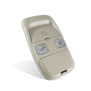 Imagem de Qnbes Console suspenso adequado para Dodge RAM 1500 1998-2001 2500 3500 1998-2002, console de teto interior da cabine com luzes LED de cúpula e armazenamento de óculos de sol substitui SN96TL2AA