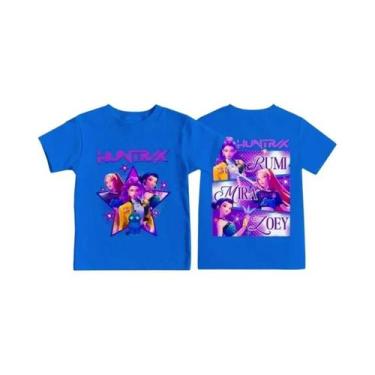 Imagem de Camiseta Infantil Kpop Demon Hunters Com Estampa Gráfica De Filme De V