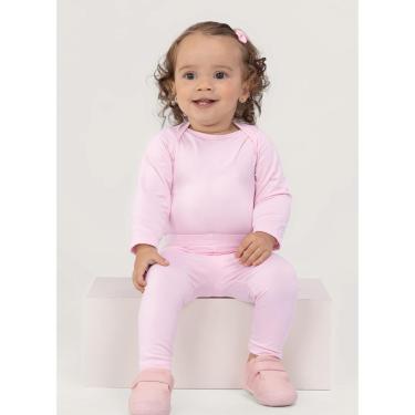 Imagem de Body Térmico Bebê Menina Rosa Brandili-Feminino
