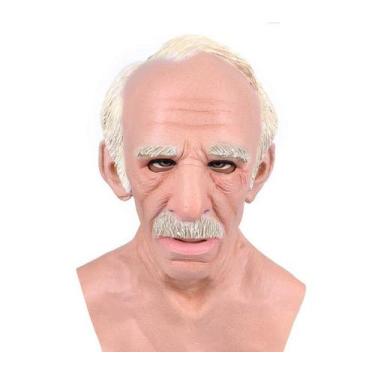 Imagem de Máscara de cosplay em resina masculina de meia idade para adulto - Yiw