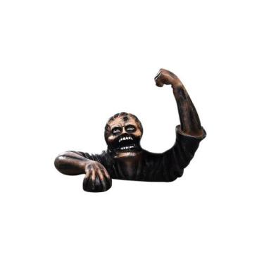 Imagem de Escultura de decoração: Crawling Zombie Garden Resin 21cm - yiweisai