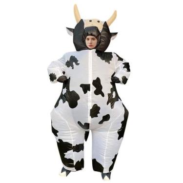 Imagem de Fantasia de vaca inflável Arokibui para mulheres, cosplay, festa e adu