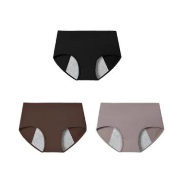 Imagem de Calcinhas Menstruais De Algodão À Prova De Vazamentos Tamanho plus 4XL