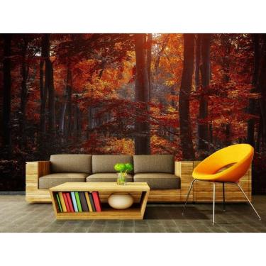 Imagem de Papel de Parede Autocolante Floresta 1m x 1m - PVC 1000g