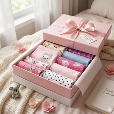 Imagem de Calcinha Infantil Boxer Box Short Shortinho Kit Com 4 Peças - Olicath,