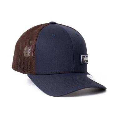 Imagem de BONE TEXAS FARM - PREMIUM ESSENTIAL - TF1068 - AZUL MARINHO/ MARROM ÚNICO-Unissex