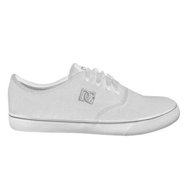 Imagem de Tênis DC Shoes DC District WT24 Masculino White/Grey/White, Branco, 39