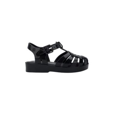Imagem de Sandália mini melissa possession 32410, 23/24, Preto, Feminino