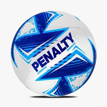 Imagem de Bola de Futebol Penalty Bravo Xxv, Branco, Azul, Marinho, UN