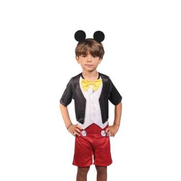 Imagem de Fantasia Infantil Premium Vestido Mickey Disney Original - Super Magia