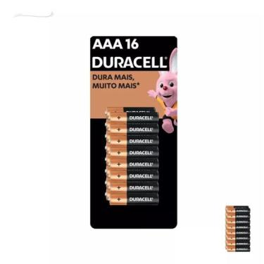 Imagem de Pilha Aaa Duracell Alcalina Pack Cartela 16 Unidades Pequena