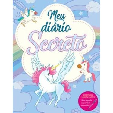 Imagem de Diário secreto - unicórnio azul: com caneta mágica - PAE EDITORA