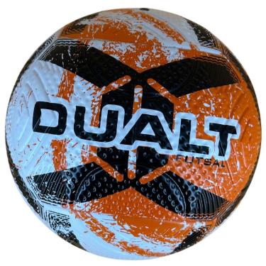 Imagem de Bola de Futsal World Techfusion Oficial para Quadra Indoor com Construção Techfusion Laranja e Preto Dualt