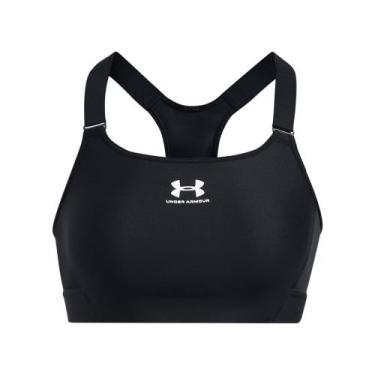 Imagem de Top de Treino Under Armour HeatGeat High Feminino, Preto, P