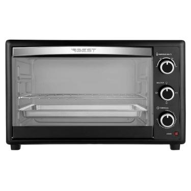 Imagem de Forno Elétrico de Bancada Best - 66 Litros, Branco/Preto