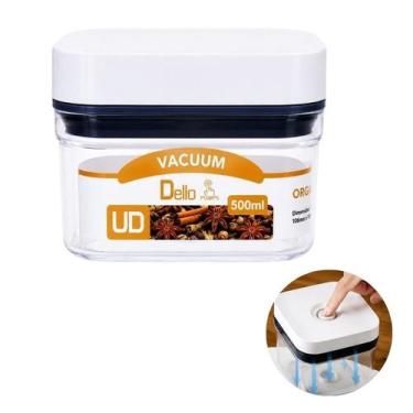 Imagem de Kit 03 Potes Hermético 500ml com Vácuo Integrado na Tampa - DELLO