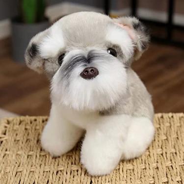 Imagem de suhang Cachorro Poodle Filhote de Pelúcia Macio Bichos de Pelúcia Schnauzer