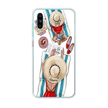 Imagem de Para ZTE Blade A7 2020 Case Moda Silicone Soft TPU Capas Traseiras Bonitas para ZTE Blade A5 2020 Capa de Telefone Coque 5,4, Para ZTE A7 2020