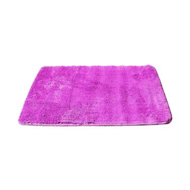 Imagem de Tapete Antiderrapante Capacho Banheiro 45X75 Roxo Bathlux