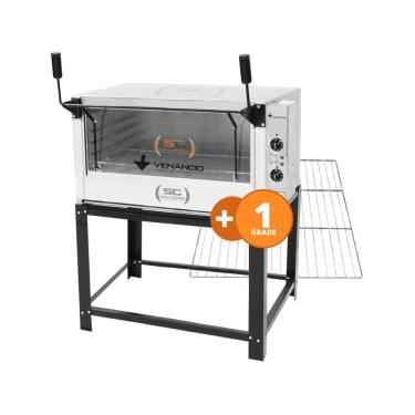 Imagem de KIT - Forno Elétrico Industrial Roma Inox FERI90 220V + Grade Extra - Venâncio