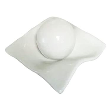 Imagem de Centro de Mesa Fruteira 1 Esfera em Cerâmica Decor - Branca