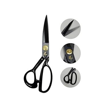 Imagem de LANMAX Tesoura Alfaiate Costura Reforçada Titanium Profissional 8'' Preta