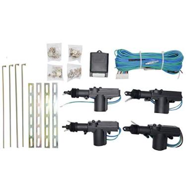 Imagem de Kit de entrada sem chave para carro com sistema de bloqueio central de 4 portas com atuador