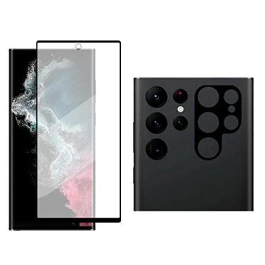 Imagem de KIT Samsung Galaxy S22 Ultra Película De vidro 3D + Pelicula de Câmera (tela 6.8) (C7COMPANY)