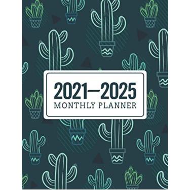 Imagem de 2021-2025 Monthly Planner: Monthly Planner and Calendar for Five Year | Cactus Cover