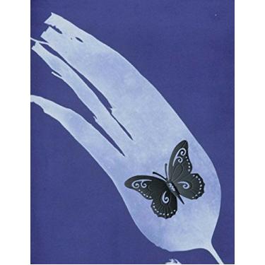 Imagem de Storybook Paper Notebook: Black Butterfly with Blue Background