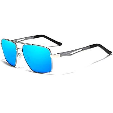 Imagem de Óculos de Sol Masculino De Aluminio KINGSEVEN com Proteção Uv400 Óculos de Sol Polarizado (C1)